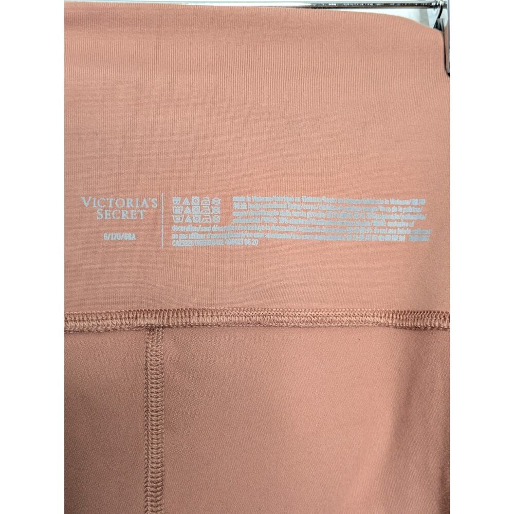 Lot Of 2 Victoria Secret Incredible Essential Leggings Size 6 - Pink & Brown - Picture 8 of 8